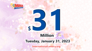 2023年1月27日的结果 – Mega Millions