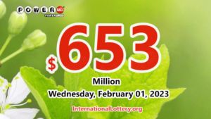 一位 Powerball 玩家获得了第二奖；头奖累计达到 6.53 亿美元。